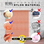 UJFQBH 3 Pieces African Bath Sponge African Net Long Net Bath Sponge - Image 2