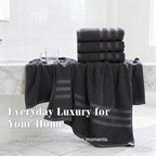 Bath Towels 4 Pack, 30 x 60 Inches, Large 100% Cotton Towels, Comfortable - Image 7