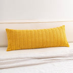 Aegero Corduroy Decorative Throw Pillow Covers 14x36 Inch Soft Striped Pillow by Unknown