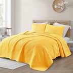 Exclusivo Mezcla King Quilt Bedding Set, Lightweight Soft Bedspreads Coverlets - Image 2