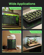 BN-LINK Seedling Heat Mats for Seed Starting 10" x 20.75", 6 Pack Waterproof - Image 7