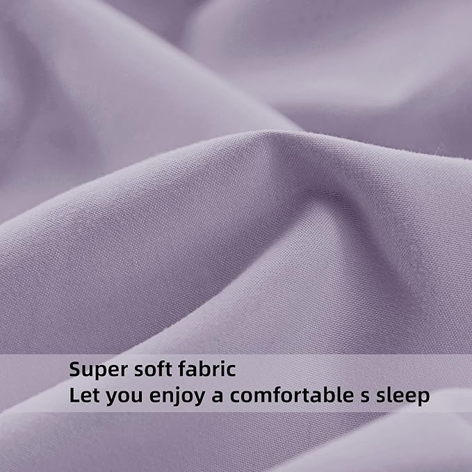 HBHLFZ Queen Fitted Sheet Only, Soft Breathable Bottom Sheet - Image 4