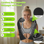 UFFAE Cordless Shiatsu Neck and Back Massager - Image 3