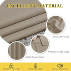 NICETOWN Blackout Taupe Curtains & Drapes 90 inches Long - Image 3
