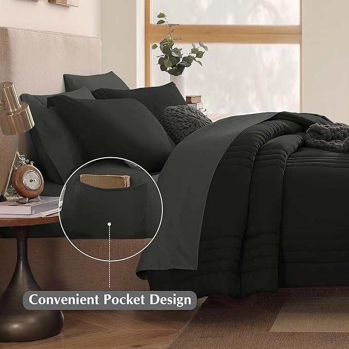 Monbix Queen Comforter Set - Image 6