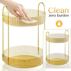 Rotating Makeup Organizer Countertop, Skincare Organizers, Spinning Perfume - Image 7