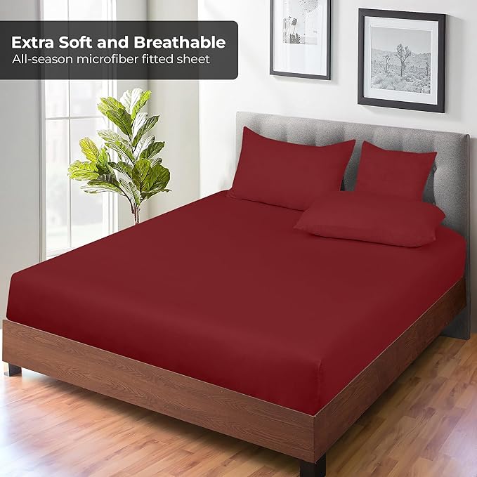 Royale Linens Fitted Sheet King - Image 4