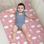 Baby Mini Crib Sheets Girl, Portable 38”x26” Pack and Play Sheets Fitted - Image 6