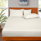 ROYALE LINENS 300 Thread Count 100% Long Staple Combed Cotton Fitted Sheet Full - Image 5