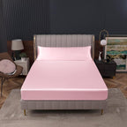 Homiest Blush Pink Satin Fitted Sheet - Image 7