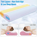 CloudBliss Memory Foam Pillow, Ergonomic Neck Contour Cervical Pillow - Image 5