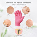 Evridwear Exfoliating Gloves for Shower, 100% Nylon Thick Soft Medium Heavy - Image 4