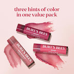 Burt’s Bees Tinted Lip Balm, Mothers Day Gifts, Value Pack Includes 3 Lip - Image 8
