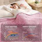Homemate Electric Heated Blanket Full Size - Image 4