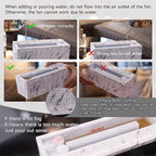 TMEHM Fireplace Flame Air Diffuser Humidifier, 7 Colors Aromatherapy Essential - Image 8