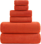 YTYC 29x59 Inch Bath Towels Set of 6 Large, Super Soft Lint Free Lightweight - Image 7