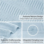 JML Microfiber Bath Towels, Large Bathroom Towel 2 Pack, Super Absorbent and - Image 3
