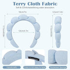Ztomine Spa Terry Cloth Headband Combo Pack - Image 6