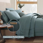 Monbix Queen Comforter Set - Image 4
