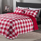 downluxe Lightweight Plaid Comforter Set by Downluxe
