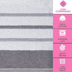 CASA COPENHAGEN White Bay 4Pcs 100% Egyptian Cotton Designer Hand Towels Gift - Image 4