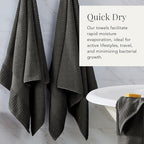 NY Loft 100% Cotton 2 Pack Bath Sheet Towel Set | Absorbent Quick-Dry Oversize - Image 3
