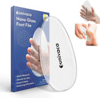 Glass Foot File Callus Remover for Feet, Heel Scraper, Pumice Stone, Diabetic - Image 7