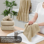 8 Piece Bath Towel Set-2 Oversized Bath Sheets, 2 Hand Towels, 4 - Image 3