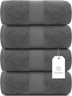 White Classic Luxury Bath Towels Extra Large - Image 2