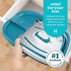 Homedics Smart Space Bubble Mate Collapsible Foot Spa, Heat-Maintaining - Image 2