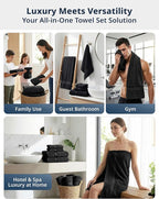 LANE LINEN Luxury Bath Towels Set - Image 5