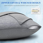 CHOSHOME Cooling Pillow Cases Zipper Pillow Covers Q-Max > 0.45 Zippered - Image 6