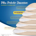 Utopia Bedding Premium 100% Waterproof Pillow Protectors - Image 2