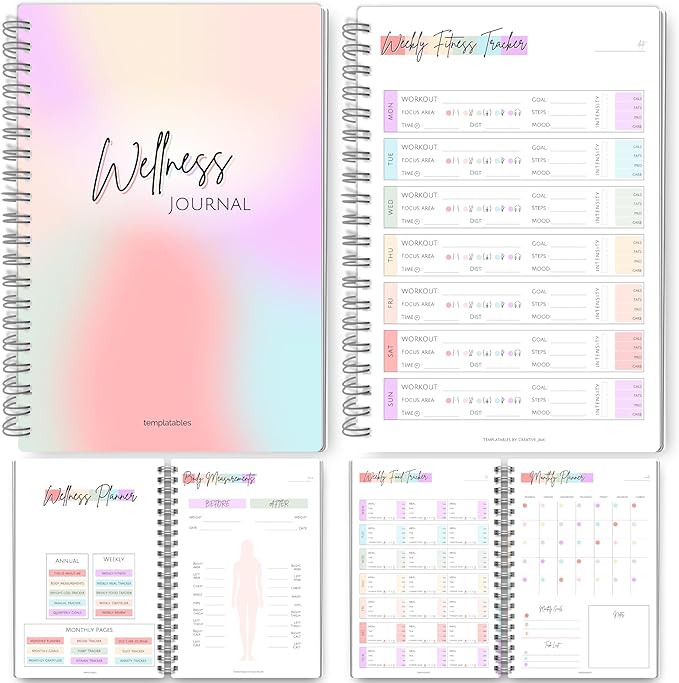 Wellness Journal by Templatables