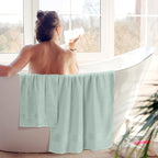 BOUTIQUO 6 Pack Cotton Towel Set, Contains 2 Bath Towels 28x55 inch, 2 Hand - Image 4