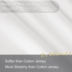 2-Pack Jersey Knit Pillow Cases Standard/Queen - Image 2