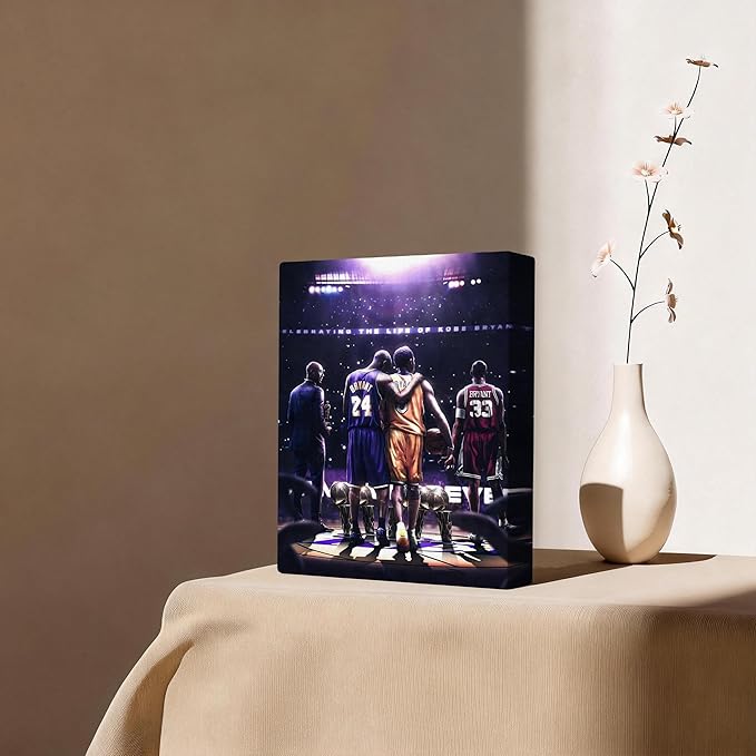 Kobe Bryant Legacy Canvas Wall Art Print Poster, Iconic Inspirational Sports - Image 2