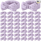 50 Pcs Spa Headband Bulk Spa Sleepover Party Supplies by Wavyknot