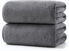 Lumimi Towels 2 Piece Soft Microfiber Bath Towel Set Salon Gym Yoga Travel by Lumimi