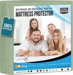Utopia Bedding Waterproof Mattress Protector King Size, Premium 200 GSM Terry by UTOPIABEDDING