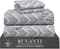 RUVANTI 4 Pcs Cotton Sheets by Ruvanti