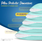 Utopia Bedding Premium 100% Waterproof Pillow Protectors - Image 2