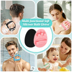 Silicone Body Scrubber 4PCS, 360° Anti-Slip & Enlarged Exfoliating Bath Glove - Image 6