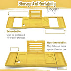 Premium Bathtub Tray with Accessories - Image 5