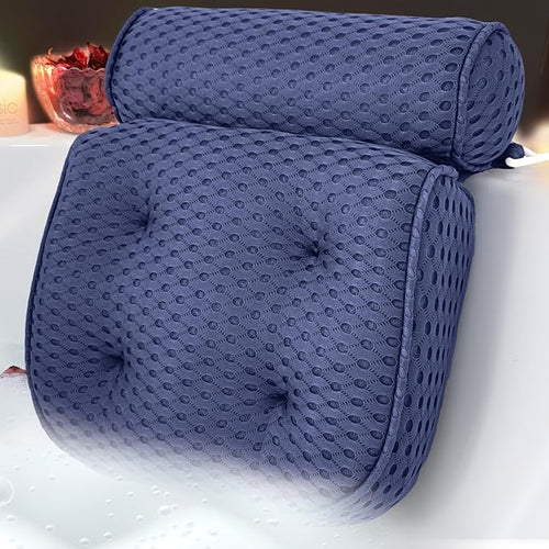 AEROiVi Luxury Bath Pillows for Tub，Bath Pillow Bathtub Pillows for Head and by AEROiVi