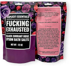 Explicit Essentials Black Currant Rose Epsom Bath Salts, Relaxation Blend - Image 3