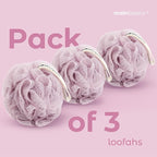 MainBasics Bath Shower Loofah Sponge Pouf Body Scrubber Exfoliator Body Wash - Image 6