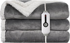 LaffyLo Heated Throw Blanket 50 x 60, Fast Heating Electric Blanket, Dual-Sided - Image 7