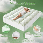 Mattress Topper Queen Size Viscose Derived from Bamboo, Thick Soft Pillow Top - Image 2