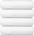 Avalon Towels 100% Cotton Pool Towels White Beach Towels Pack of 12 - Image 6